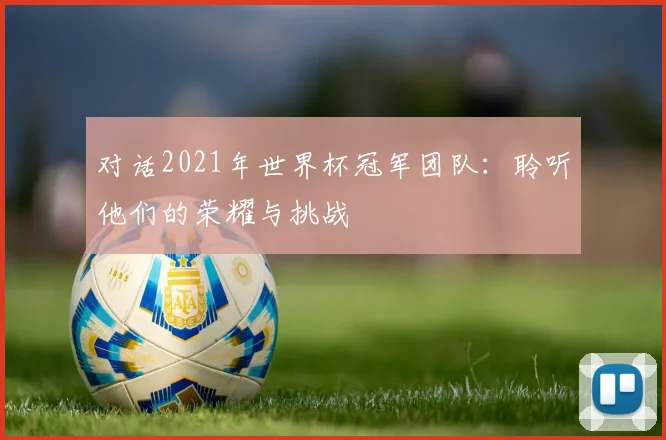 对话2021年世界杯冠军团队：聆听他们的荣耀与挑战