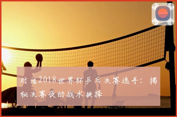 对话2018世界杯乒乓决赛选手：揭秘决赛夜的战术抉择